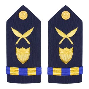 Coast Guard Shoulder Board: Warrant Officer 2 Personnel Administration, Female