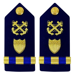 Coast Guard Shoulder Board: Warrant Officer 3 Boatswain, Female