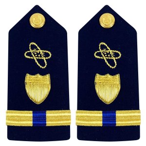 Coast Guard Shoulder Board: Warrant Officer 3 Electronics, Female