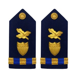 Coast Guard Shoulder Board: Warrant Officer 3 Finance & Supply, Female