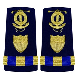 Coast Guard Shoulder Board: Warrant Officer 3 Marine Safety Specialist Deck, Female