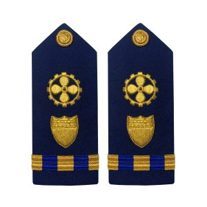 Coast Guard Shoulder Board: Warrant Officer 3 Marine Safety Specialist Engineer