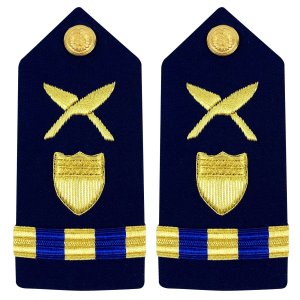 Coast Guard Shoulder Board: Warrant Officer 3 Personnel Administration, Female