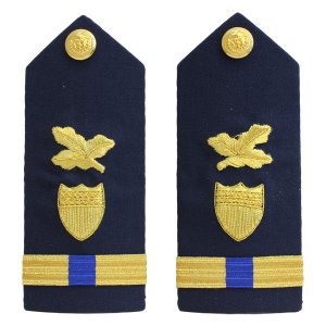 Coast Guard Shoulder Board: Warrant Officer 4 Finance and Supply