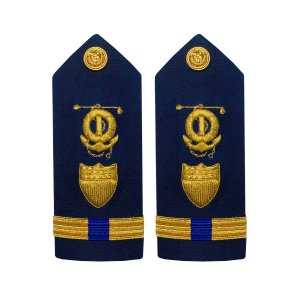 Coast Guard Shoulder Board: Warrant Officer 4 Marine Safety Specialist Deck, Male