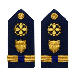 Coast Guard Shoulder Board: Warrant Officer 4 Marine Safety Specialist Engineer, Female