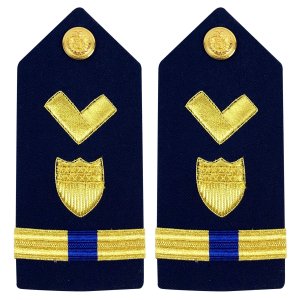 Coast Guard Shoulder Board: Warrant Officer 4 Material Maintenance, Female