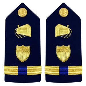 Coast Guard Shoulder Board: Warrant Officer 4 Public Information, Female