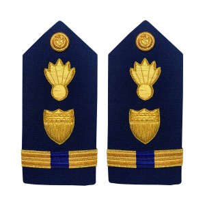 Coast Guard Shoulder Board: Warrant Officer 4 Weapons, Female