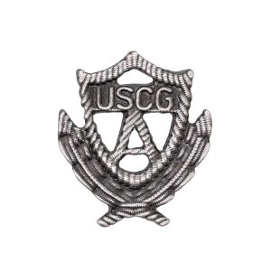 Coast Guard Auxiliary Badge: Past Officer, regulation size
