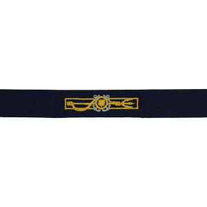 Coast Guard Auxiliary Embroidered Badge: Marine Safety, Ripstop fabric