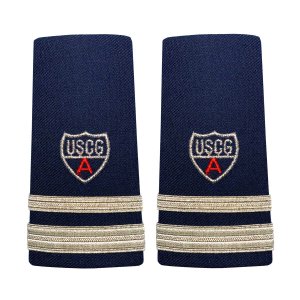 Coast Guard Auxiliary Hard Shoulder Board: SO (1 1/2