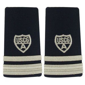 Coast Guard Auxiliary Shoulder Board: Enhanced Vice Flotilla Commander