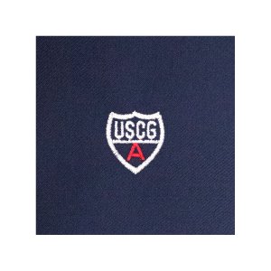 Coast Guard Auxiliary Sleeve Device, blue with red letter A