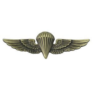 Marine Corps Badge: Parachutist, regulation, antique