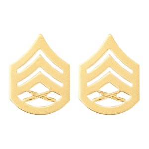 Marine Corps Chevron: Staff Sergeant, satin gold