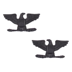 Marine Corps Collar Device: Colonel, black metal