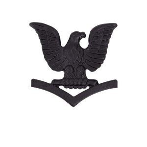 Marine Corps Collar Device: E4 Petty Officer, black metal