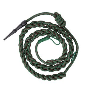 Marine Corps Fourragere: French WWI, green and red with black tip