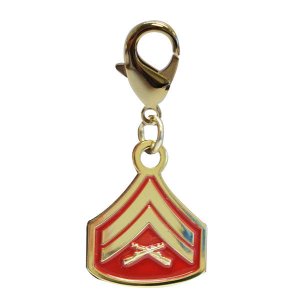 Marine Corps Insignia Rank Charm, CPL