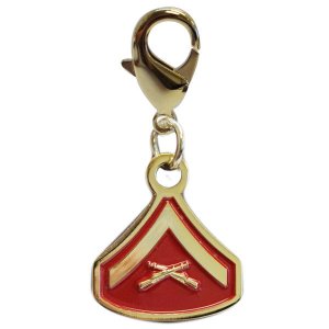 Marine Corps Insignia Rank Charm, L/CPL