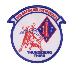 Marine Corps Patch: 3rd Battalion 1st Marines 