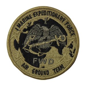 Marine Corps Patch: First Marine Expeditionary Force, Embroidered on OCP