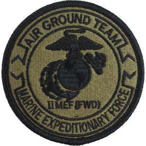 Marine Corps Patch: Second Marine Expeditionary Force Air Ground Team, Embroidered on OCP