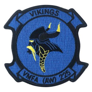 Marine Corps Patch: VMFA (AW)-225 Vikings, color