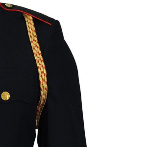 Marine Corps Service Aiguillette, 3 strand gold and red