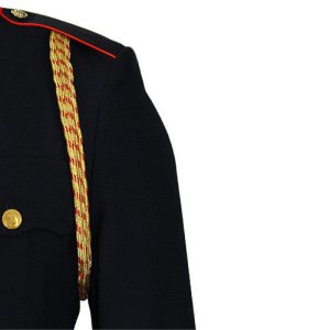 Marine Corps Service Aiguillette, 4 strand gold and red