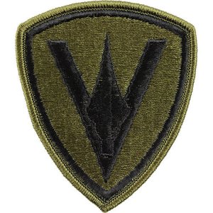 Marine Corps Shoulder Patch: Fifth Division, subdued