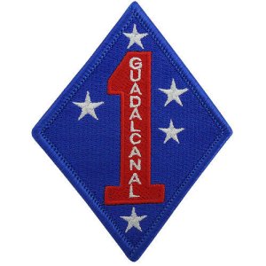 Marine Corps Shoulder Patch: First Division, color