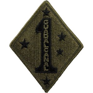 Marine Corps Shoulder Patch: First Division, subdued