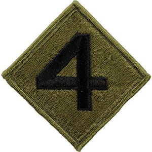 Marine Corps Shoulder Patch: Fourth Division, subdued