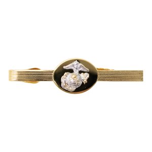 Marine Corps Tie Clasp: Officer, 24K Gold Plated