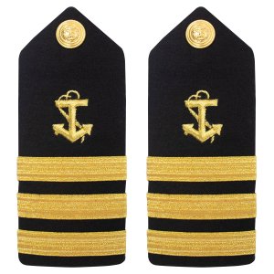 Merchant Marines Shoulder Board: Anchor Commander