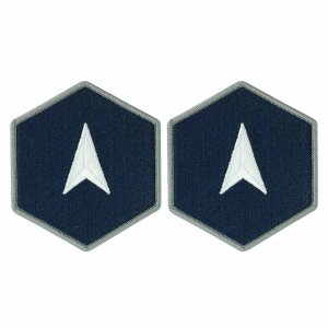 Space Force Chevron Embroidered: Specialist 1, Small Color