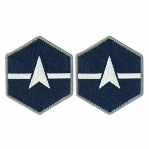 Space Force Chevron Embroidered: Specialist 2, Small Color