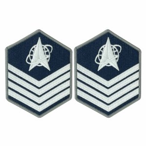 Space Force Chevron Embroidered: Technical Sergeant, Small Color