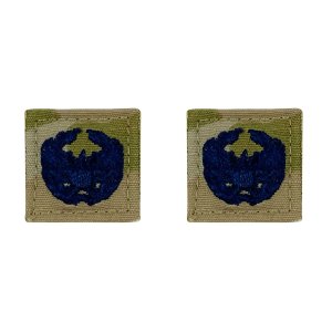 Space Force Embroidered Badge: Commander''s Badge, embroidered on OCP with hook