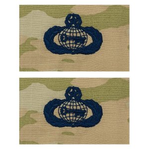 Space Force Embroidered Badge: Master Intelligence, embroidered on OCP