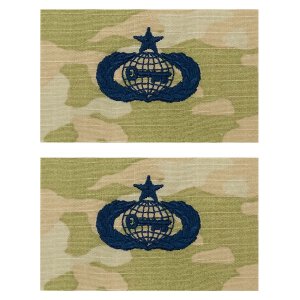 Space Force Embroidered Badge: Senior Intelligence, embroidered on OCP