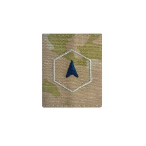 Space Force Gortex Rank: Specialist 1, OCP jacket tab