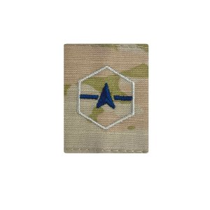 Space Force Gortex Rank: Specialist 2, OCP jacket tab