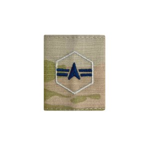 Space Force Gortex Rank: Specialist 3, OCP jacket tab