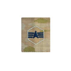 Space Force Gortex Rank: Specialist 4, OCP jacket tab