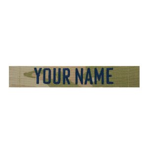Space Force Name Tape: Individual Name, embroidered on OCP Sew on