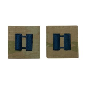 Space Force Officer Rank Insignia Embroidered on OCP with Hook: Captain