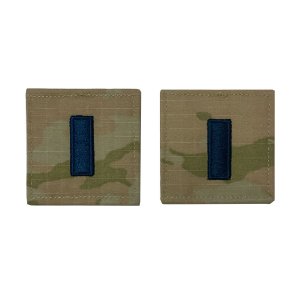 Space Force Officer Rank Insignia Embroidered on OCP with Hook: First Lieutenant
